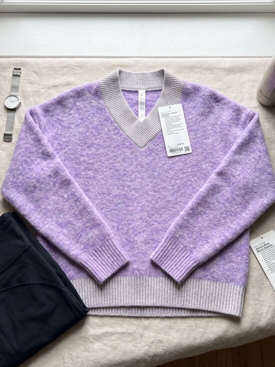 lululemon athletica Sweaters - Lululemon Alpaca Wool-Blend V-Neck Sweater